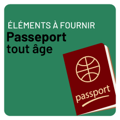 Liste pièces justificatives pour une demande de passeport