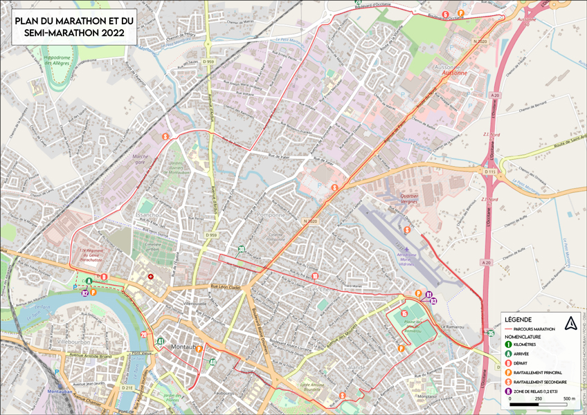 Parcours du Marathon 2022 Parcours du Marathon 2022